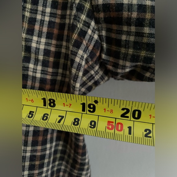 Patagonia Brown Long Sleeve Button Down Organic Cotton Shirt size Medium- EUC - Picture 7 of 7